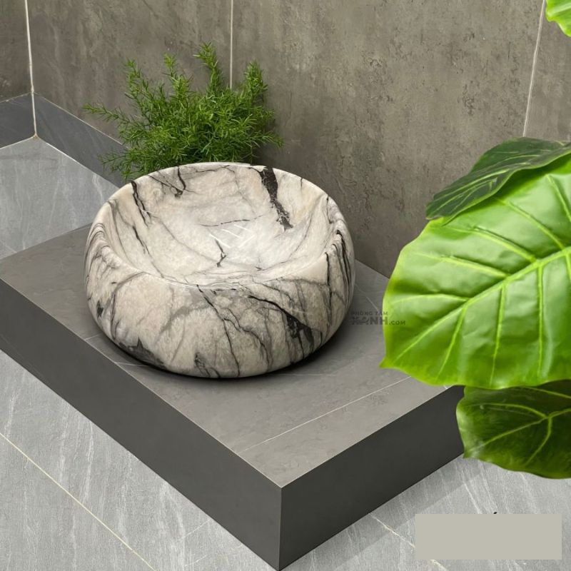 Chậu Lavabo Đặt Bàn Tròn TATA LVB6842