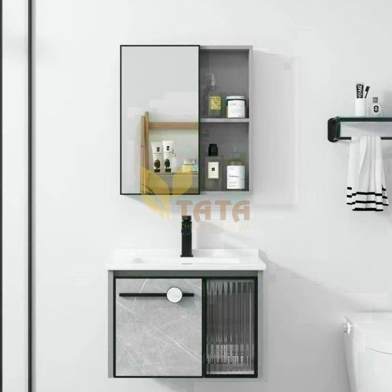 Bộ Tủ Lavabo Nhựa PVC Cao Cấp TaTa TLVB-6819