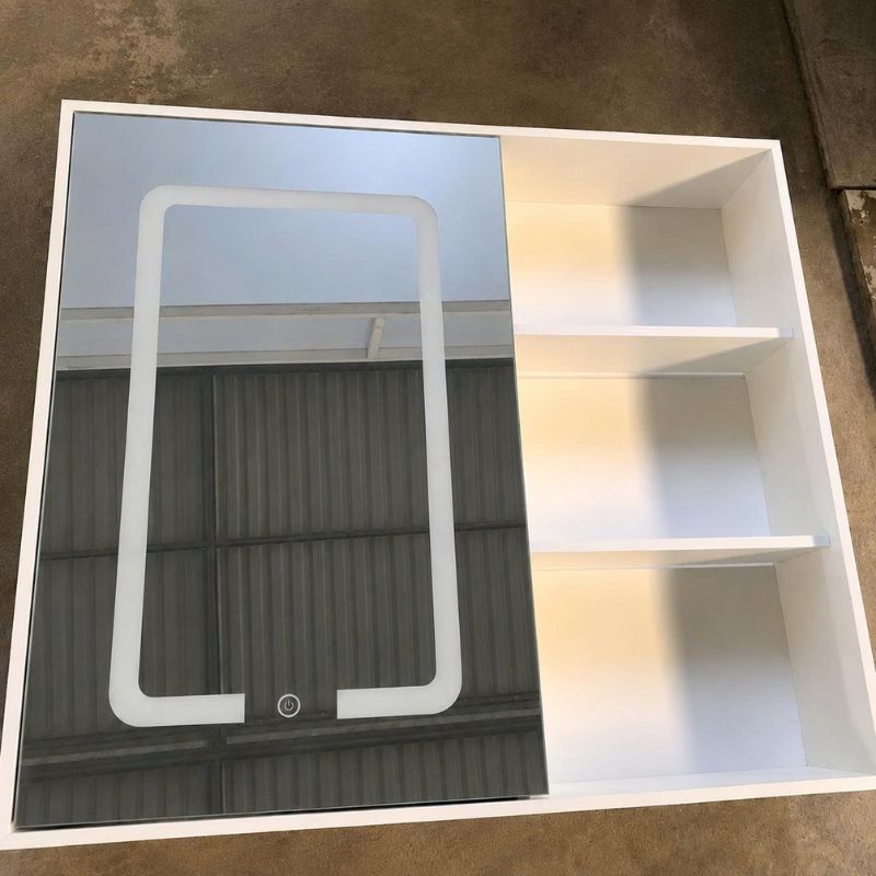 Tủ Gương Leb Nhựa PVC Trắng TATA TG08