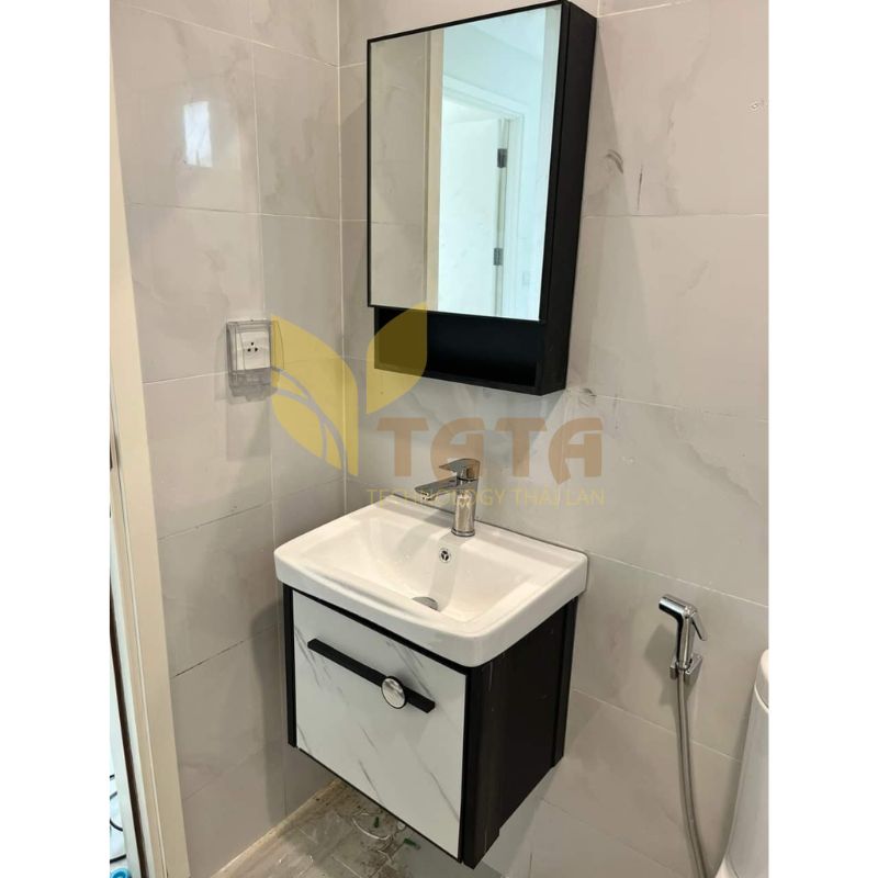 TỦ LAVABO NHÔM MINI CAO CẤP 50X37 TATA TLVB6902 (1)